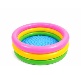 PISCINA INFANTIL 60LTS 3 ANEIS CORES MR296